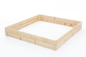 Tuinbak Grenen | 18cm Hoog | Gronddoek | Nu!, Minder dan 30 cm, 100 cm of meer, Vierkant, Nieuw