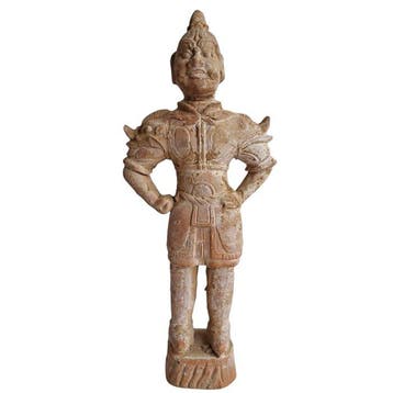 Beeldje - Lokapala (Hemelse Wachter) - Terracotta, Antiek en Kunst