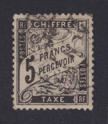 Frankrijk 1892 - Zegelbelasting nr. 24, gestempeld van C tot, Gestempeld