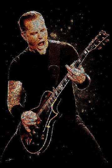 David Law - Crypto James Hetfield - Metallica