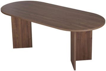 Asir 746NRD1113 Eettafel noot 200x90 van 279 voor 125 AFHAAL, Ophalen, 50 tot 100 cm, Vier personen, Ovaal