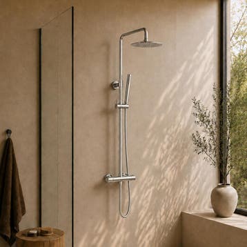 BWS | Colorato | Regendouche 20cm Met Handdouche | Chroom, Doe-het-zelf en Verbouw, Sanitair, Ophalen of Verzenden, Nieuw, Chroom