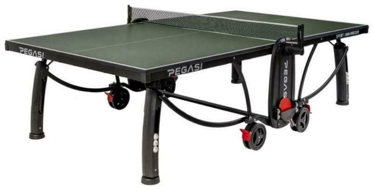 Pegasi tafeltennis, alles voor tafeltennis!, Sport en Fitness, Tafeltennis, Tafel Indoor, Nieuw, Inklapbaar, Verrijdbaar, Wedstrijdformaat