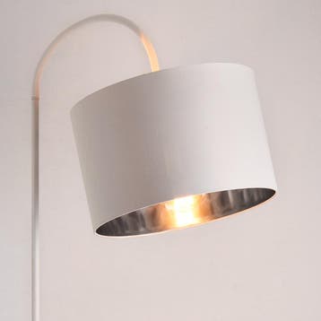 Vloerlamp staande lamp 173 cm Toledo 1xE27 wit, Verzenden, Nieuw