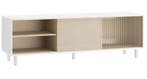 TV-Meubel 140 cm –Lowboard met Glasdeuren en Toolless Montag, Verzenden, Nieuw