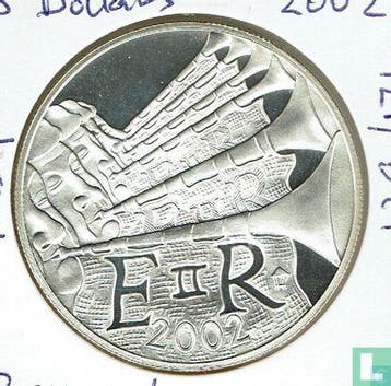 Bermuda 5 dollar 2002 (PROOF) 50ste verjaardag van de tr..., Verzenden, Losse munt, Goud