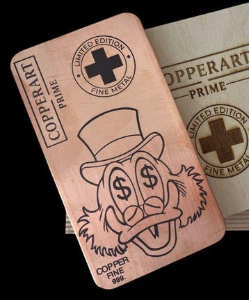 1 kilogram - Koper .999 - Mr.CopperArte - Met certificaat