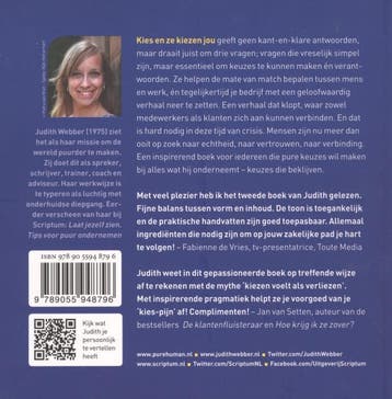 Kies en ze kiezen jou 9789055948796 Judith Webber, Verzenden, Zo goed als nieuw, Judith Webber