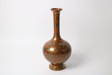 Takaoka Dki Bronzen kraaienek-budvaas - Brons - Japan -, Antiek en Kunst