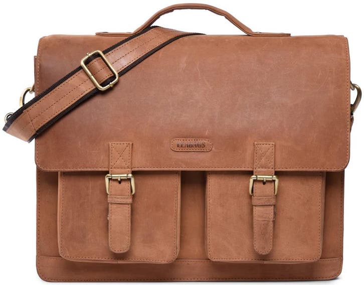 Schouder- laptoptas LEABAGS (model Miami), Sieraden, Tassen en Uiterlijk, Tassen | Schoudertassen, Ophalen of Verzenden
