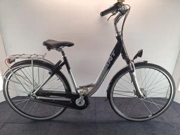 Veiling - Giant Centro Damesfiets – Zilver/Zwart 8 versnel, Fietsen en Brommers, Gebruikt