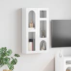 vidaXL Hangkast met plank Hoogglans wit 59 x 20 x 100 cm, Huis en Inrichting, Kasten | Overige, Verzenden, Nieuw