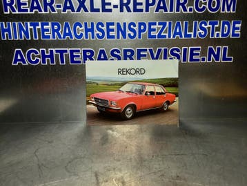 Opel Rekord D folder, Nederlandstalig. (Overig), Verzenden, Nieuw