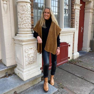 Haakpatroon Poncho/ Omslagsjaal en Rechte Sjaal - 2 patron, Ophalen of Verzenden, Nieuw
