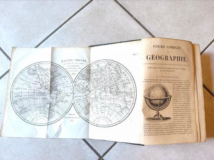 Chauchard et Muntz - Cours méthodique de Géographie - 1839, Antiek en Kunst, Antiek | Boeken en Bijbels
