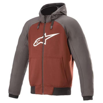Alpinestars Chrome Sport Teergrijs Bordeaux Hoodie, Motoren, Kleding | Motorkleding, Nieuw met kaartje, Overige typen, Alpinestars