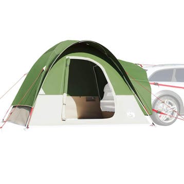 vidaXL Autotent 4-persoons waterdicht groen, Verzenden, Nieuw, Tot en met 2