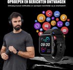 Golden Sound Premium Smartwatch - Heren - Stappenteller -, Sieraden, Tassen en Uiterlijk, Smartwatches, Ophalen of Verzenden, Zo goed als nieuw
