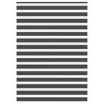 vidaXL Zebra rolgordijn 155x200 cm stofbreedte 150,9 cm, Verzenden, Nieuw, Zwart