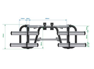 Enduro Fietsendrager BS260 Dissel Short, Caravans en Kamperen, Ophalen of Verzenden, Nieuw