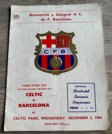 FC Barcelona - Europese voetbal competitie - 1964 -, Nieuw