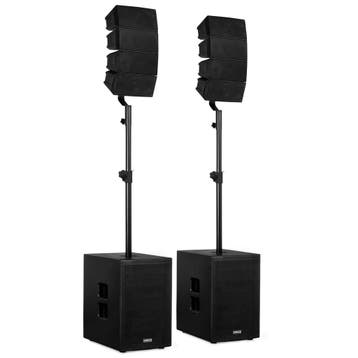 Retourdeal - Vonyx VX922 PA systeem - 2.2 Systeem met line a, Verzenden, Zo goed als nieuw
