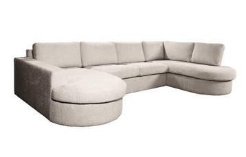 U-Bank Haarlem - u-banken - Creme, Huis en Inrichting, Banken | Sofa's en Chaises Longues, Nieuw, 150 cm of meer, Overige materialen
