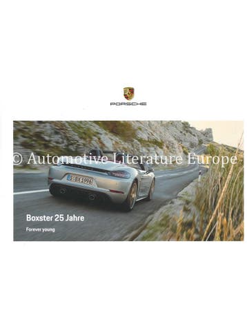 2021 PORSCHE BOXSTER 25 YEARS EDITION HARDBACK BROCHURE, Nieuw, Porsche, Author