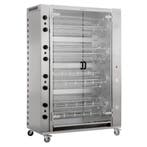 GGM Gastro | Gas kippengrill Rotisserie - 74,4kW - 16 |, Verzenden