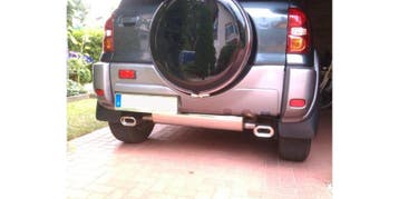 FOX Toyota RAV 4 II - 3-deurs einddemper uitlaat rechts/link, Verzenden, Nieuw
