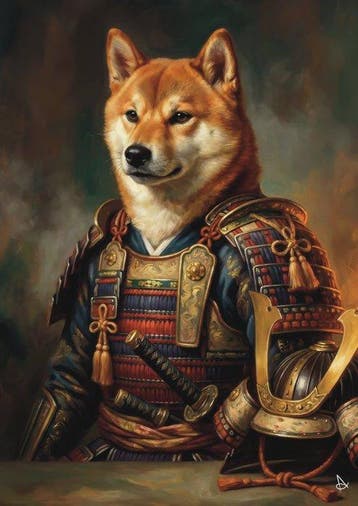 Andrea Di Martino ANDSAL 1991 - Shiba Inu Japan Samurai