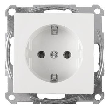 Stopcontact | Merten | System M (Inbouw, Randaarde, Wit), Doe-het-zelf en Verbouw, Elektra en Kabels, Verzenden, Nieuw