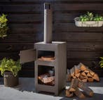 Kachel - Steen, Black Steel - Pizza oven -terras kachel, Antiek en Kunst