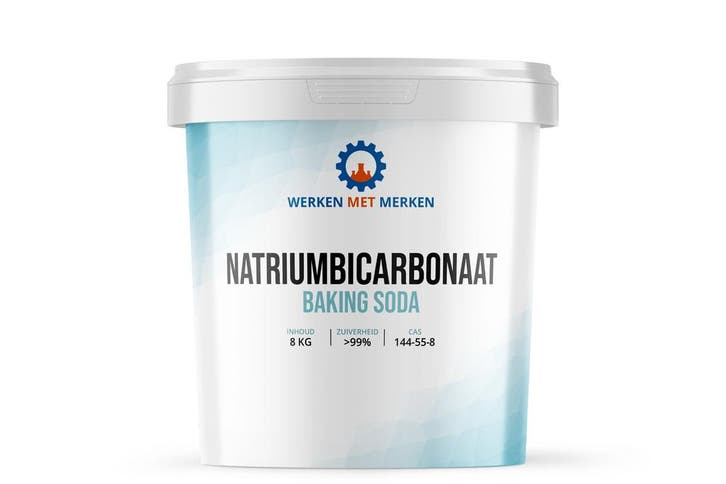 Wmm Chemie Natriumbicarbonaat baking soda 8 kg, emmer, Doe-het-zelf en Verbouw, Overige Doe-het-zelf en Verbouw, Nieuw, Verzenden