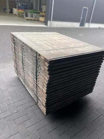 Hardhouten Azobé Schotten 140x110x5 Terras, A-Keuze INC-BTW, Tuin en Terras, Verzenden, Nieuw, Hout