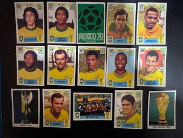 1970 Panini World Cup Stickers Pelé Original edition Sticker, Nieuw