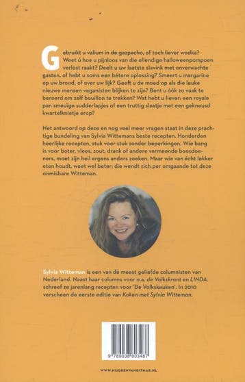 Koken met Sylvia Witteman 9789038803487 Sylvia Witteman, Verzenden, Zo goed als nieuw, Sylvia Witteman