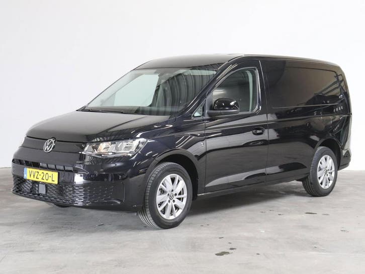 Volkswagen Caddy 2.0 TDI Style Automaat, Auto's, Bestelauto's, Lease, Automaat, Zwart, Financial lease, Stof, Diesel, Euro 6, Gebruikt