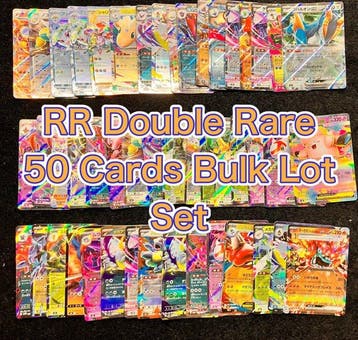 Pokémon - 50 Bulk kaarten - RR Double Rare 50 Cards Bulk Lot, Nieuw