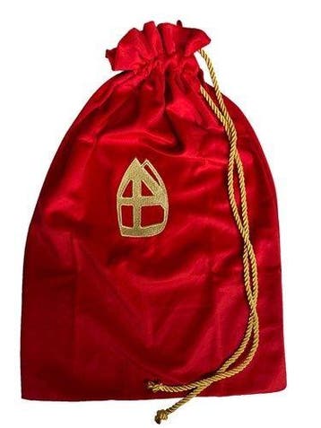 Sinterklaas Strooizak Rood, Verzenden, Nieuw, Feestartikel