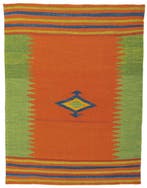 Handgeweven designer-kelim - Kelim - 117 cm - 89 cm, Nieuw