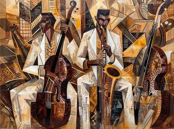I_KONIQ - The Cubism jazz, Antiek en Kunst