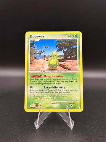 Pokemon Diamond & Pearl Budew #43/130, Hobby en Vrije tijd, Verzamelkaartspellen | Pokémon, Verzenden, Gebruikt, Losse kaart