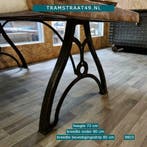 Losse tafelpoten, industriële tafelpoot, hoog en laag, Gebruikt, 50 tot 100 cm, Metaal, Industrieel, vintage, stoer, ijzer, gietijzer, handgemaakt