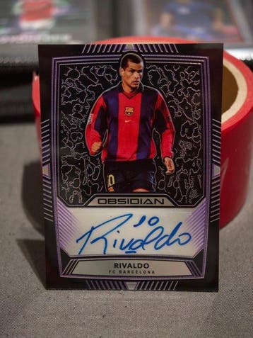 2019/20 Panini Obsidian Rivaldo OB-RIV Gesigneerde kaart,, Nieuw