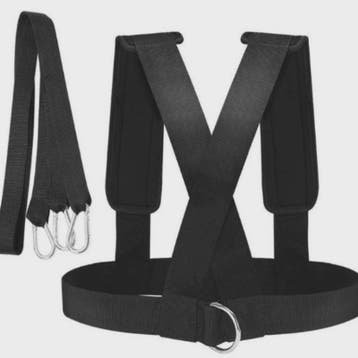 Kracht Trainingsharnas met Sled Belt en Trekriem voor Fitnes, Verzenden, Nieuw