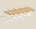 Wandgarderobe Met Plank – 5 Haken en Ophangstang, Kleding | Dames, Kledingrekken, Verzenden, Nieuw