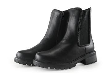 Charmosa Chelsea boots in maat 38 Zwart, Verzenden, Zwart, Overige typen, Zo goed als nieuw