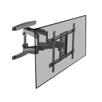 Draaibare Tv beugel dubbele arm 37 t/m 70 inch max 35 kg, Verzenden, Nieuw