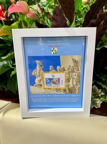 Vaticaanstad 2023 - Wereldjongerendag €3,10 AFGEHAALD - hoek, Gestempeld